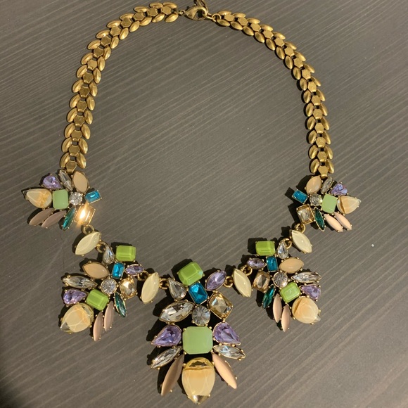 Stella & Dot multicoloured statement necklace